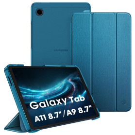 Coque IPad 10/11e Génération (2022/2025) – Housse Flip Cuir PU, Avec 2 Protecteurs écran Verre Trempé, Vert