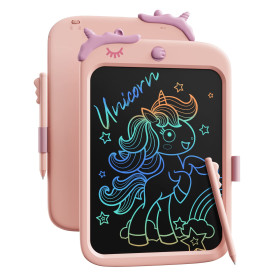 Tablette d'écriture LCD jouet Licorne pour enfants, 10 pouces Doodle Board tablette à dessin avec fonction de verrouillage jouet