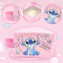 Trousse de Toilette Stitch Fille, Stitch Accessoire, 4pcs Trousse Stitch Cadeau, Stitch Trousse à Crayons de Toilette Femme Cart