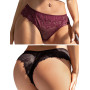 comeondear Tanga String Sexy Chic Hot Culotte Sexy Femme Slip Bresilien Dentelle Grande Taille sous-vêtements Feminins Respirant