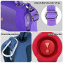 Peyyargo Housse en Silicone de Protection Compatible avec JBL Charge 6 Enceinte Portable