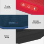 Peyyargo Housse en Silicone de Protection Compatible avec JBL Charge 6 Enceinte Portable