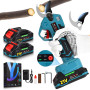 Yanhama Sécateur Électrique sans Fil 50mm, Ouverture 4 tailles, SK5 Lame, Secateur Electrique Professionnel avec Batterie 4000mA