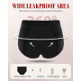 Gladbecke Culotte Menstruelle Coton Slip Femme Fille Anti-Fuite Protection Périodique Lavables