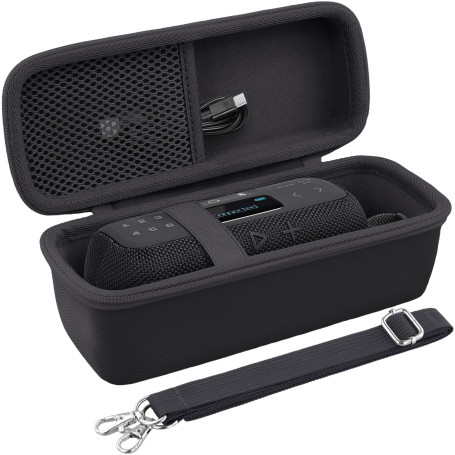 co2CREA Almacenamiento Carry Travel Hard Case Para JBL Tuner 3 Radio Bluetooth portátil, Solo caso