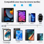 Stylet Tablette, 2 en 1 Stylet Tactile Pencil Compatible avec Toutes Les Tablettes et Smartphones, iPhone, iPad, Samsung, Lenovo