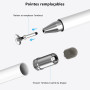 Stylet Tablette, 2 en 1 Stylet Tactile Pencil Compatible avec Toutes Les Tablettes et Smartphones, iPhone, iPad, Samsung, Lenovo