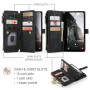 UEEBAI Étui Portefeuille pour Samsung Galaxy A17 5G, Fait à la Main en Cuir PU avec Emplacements pour Cartes Fermeture Magnétiqu