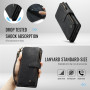 UEEBAI Étui Portefeuille pour Samsung Galaxy A17 5G, Fait à la Main en Cuir PU avec Emplacements pour Cartes Fermeture Magnétiqu