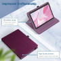 FINTIE Coque Universelle pour Tablette 10 Pouces (9"-10.4" /10.5" / 10.9" / 11"), Coque Rotative à 360° pour Tablette TECLAST, B