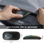 cimetech Souris sans Fil Rechargeable, Souris Bluetooth 5.1 USB 2.4GHz, 1000-1200-1600 DPI Réglable, Compatible avec MacBook/Tab
