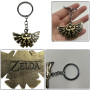 Ubephant Porte-Clés Zelda, La Clé en Forme de Triangule du Poids de Zelda, Mode Éclaire, pour Hommes et Fans