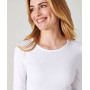 Damart T-Shirt Thermolactyl Col Rond, Côtes Molletonnées Haut Thermique Femme (Lot de 1)