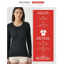 Damart T-Shirt Thermolactyl Col Montant, Côtes Molletonn sous-vêtement Femme
