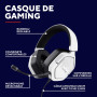 GXTrust 1492W Ravox Casque Gaming pour PS5 PS4 Switch PC Xbox Mobile, Jack 3,5 mm, Pilotes 50mm, Bandeau Rembourré, Oreillettes 