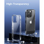 NIMASO Coque transparente pour iPhone 16 Pro Max de 6,1", de qualité militaire, résistante aux chocs, anti-chute, fine et anti-j
