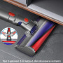 Yivy Soft Roller brosse Tête de Nettoyeur à Rouleau Souple pour Dyson V11(SV14) V10(SV12) V8(SV10) V7(SV11) Aspirateur, Idéal po