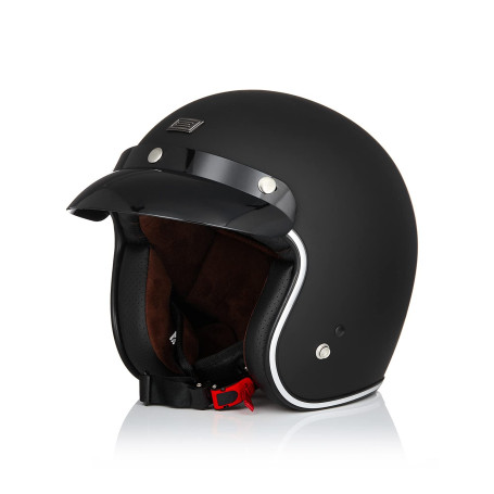 ORIGINE Casque Jet de Moto Vintage Casque Scooter Rétro de Moto Homologué ECE2206