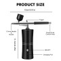 WIYETY Kit aérographe avec compresseur : pistolet aérographe portable multi-fonctions, portable rechargeable pour la décoration 