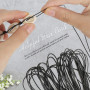 100pcs Perles de Coquillage Naturel, Spiral Perles Coquillage 16 à 18 mm Perle Coquillage Cauris Naturel avec Trous, avec 5 Mètr