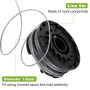 Lot de 6 bobines de Fil de Coupe 6 m de Rechange pour Bosch Art 24 27 30 30-36 LI débroussailleuse No.F016800351
