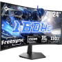Minifire Écran PC Gaming Incurvé 24 Pouces 160Hz - FHD 1920x1080, 16:9 VA Panel 1500R, 1ms MPRT, 110% sRGB, Adaptive Sync, Eye-C