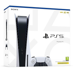 Sony PlayStation 5 Console - White (White Box - Split Bundle) - en/FR/PT/AR (UK) (PS5)