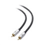 Cable Matters Pack de 2 câbles pour subwoofer 3 m, câble coaxial numérique (câble coaxial Audio numérique et câble pour subwoofe