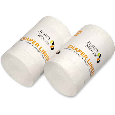 Voile de Protection pour Couche Lavable Bébé 0 à 3 Ans - Biodégradable et Respirant - Augmente la Durée de Vie et Facilite le Ne