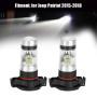 Tbest psx24w, Psx24W Ampoule Rouge, Psx 24W, Phares Antibrouillard Et Phares Antibrouillard, 2Pcs 12‑24V 100W 6000K Blanc Voitur