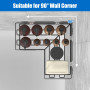 UUlioyer Étagère de Douche sans Percage, Etagere Salle Angle de Bain, Rangement Douche pour Nettoyant pour Corps de Shampoing (3
