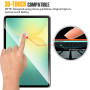 WFTE [Lot de 2 Verre Trempé pour Samsung Galaxy Tab S10 FE 10.9", 0,26mm Film de Protection D'écran avec Haute Transparence à 99