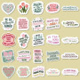 Lot de 75 Autocollants Inspirants pour Femmes – Messages Positifs – Imperméables, Finition Mate – Stickers Motivation pour Journ