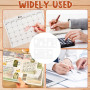 Lot de 9 gabarits de notes flexibles faits main, réutilisables pour bullet journal, agenda et notes | Pochoirs de règles flexibl