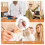 Sporgo Lot de 50 stylos à bille en bois : stylo à bille en bambou, fournitures d'écriture, stylos personnalisés, avec gravure, p