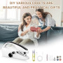 Machine à Coudre Portable,Facile à Utiliser Mini Machinee a coudre électriques Portables pour débutants à deux vitesses, avec ki