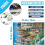 Puzzle Adulte 1000 Pièces Œuvres de Gaudi à Barcelone 70x50cm Puzzles pour Adultes Jeu éducatif Défi Jouets 1000 Pièces Puzzles 