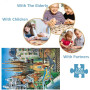 Puzzle Adulte 1000 Pièces Œuvres de Gaudi à Barcelone 70x50cm Puzzles pour Adultes Jeu éducatif Défi Jouets 1000 Pièces Puzzles 