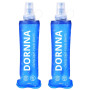 DORNNA® Gourde Souple Sans BPA 2PCS - Flasque Running, Soft Flask, Bouteille d'eau pour Sport Utilisation Hydratation en Extérie