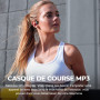 Relxhome Casque Conduction Osseuse, Écouteur Natation À Bluetooth 5.4, mémoire 32 Go intégrée, Lecteur MP3 Étanche IPX8, 10 Heur