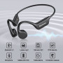 Relxhome Casque Conduction Osseuse, Écouteur Natation À Bluetooth 5.4, mémoire 32 Go intégrée, Lecteur MP3 Étanche IPX8, 10 Heur