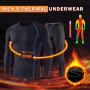 ZDQ Ensemble sous-Vêtements Thermiques Homme pour Automne Hiver