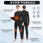 ZDQ Ensemble sous-Vêtements Thermiques Homme pour Automne Hiver