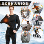 ZDQ Ensemble sous-Vêtements Thermiques Homme pour Automne Hiver