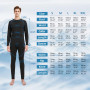ZDQ Ensemble sous-Vêtements Thermiques Homme pour Automne Hiver