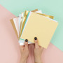 Craftelier Lot de 25 cartons double face | Matériau idéal pour projets de cartes, scrapbooking et travaux manuels | Grammage 250