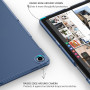 CACOE Coque pour Samsung Galaxy Tab A11+ Plus 2025/ A9+ Plus 11 Zoll, Etui arrière Mate Translucide Ultra-Fine, Bleu foncé