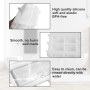 CHENGCKJ Moule en silicone rectangulaire grand avec bord - Moule en silicone pour bricolage, bijoux, porte-savon, plateau à frui