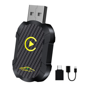 Carplay adaptateur sans fil, Mise à Niveau 2025 USB carplay , convertir carplay filaire en carplay sans fil, adaptateur sans fil