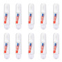 10 Brosse à Dents avec Dentifrice, Brosses à Dents de Voyage Portable, Mini Brosse à Dents Pliable, Forfait Individuel Kit Voyag